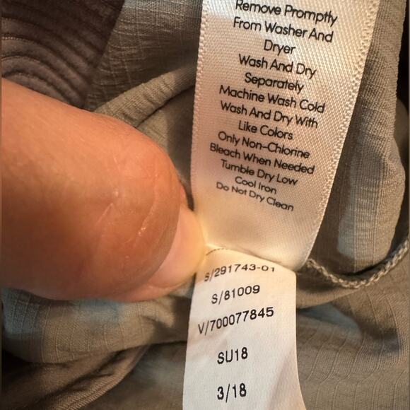 ATHLETA Womens Mod Trekkie Crop Woven Pull-On Zip Ankle Pants Grey Size 6 Active - Picture 9 of 9